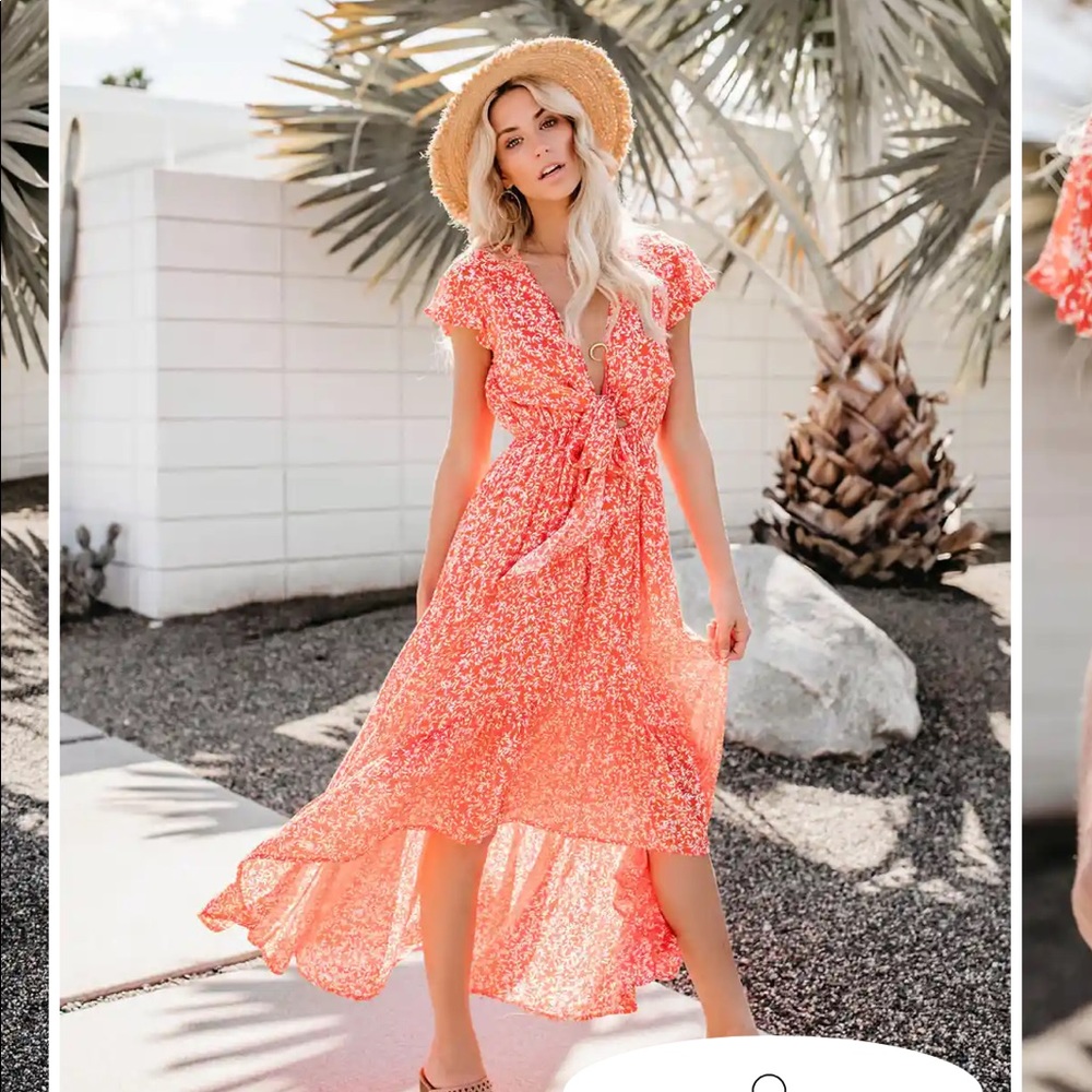 Vici Tie Maxi Dress medium